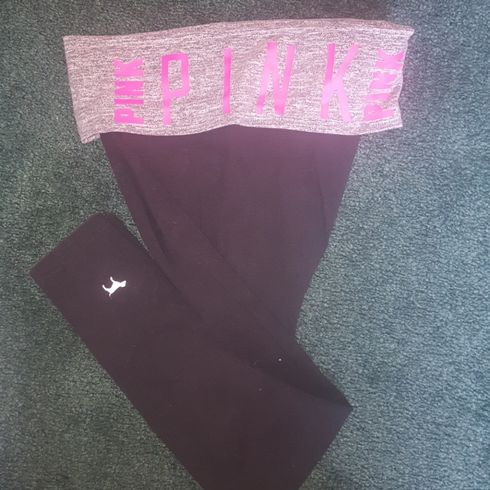 Pink Victoria Secret yoga pants